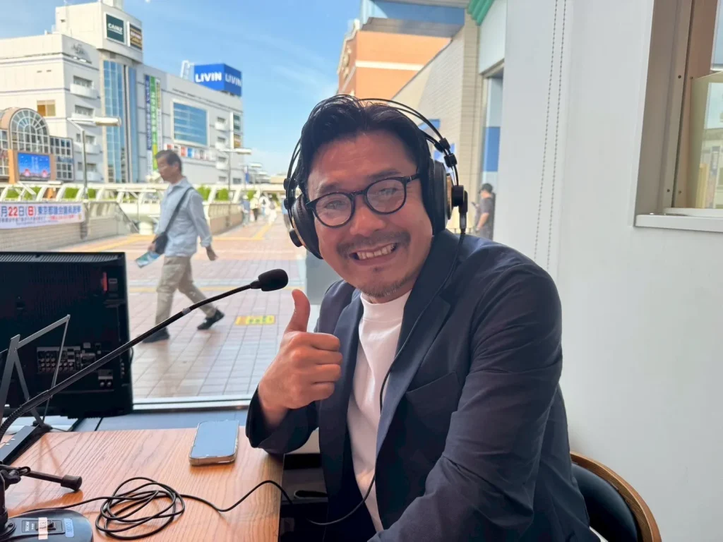 FM西東京にラジオ出演しました（キメ顔）