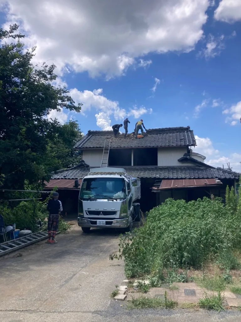 2026年8月|行田市 家屋解体(物置)施工中