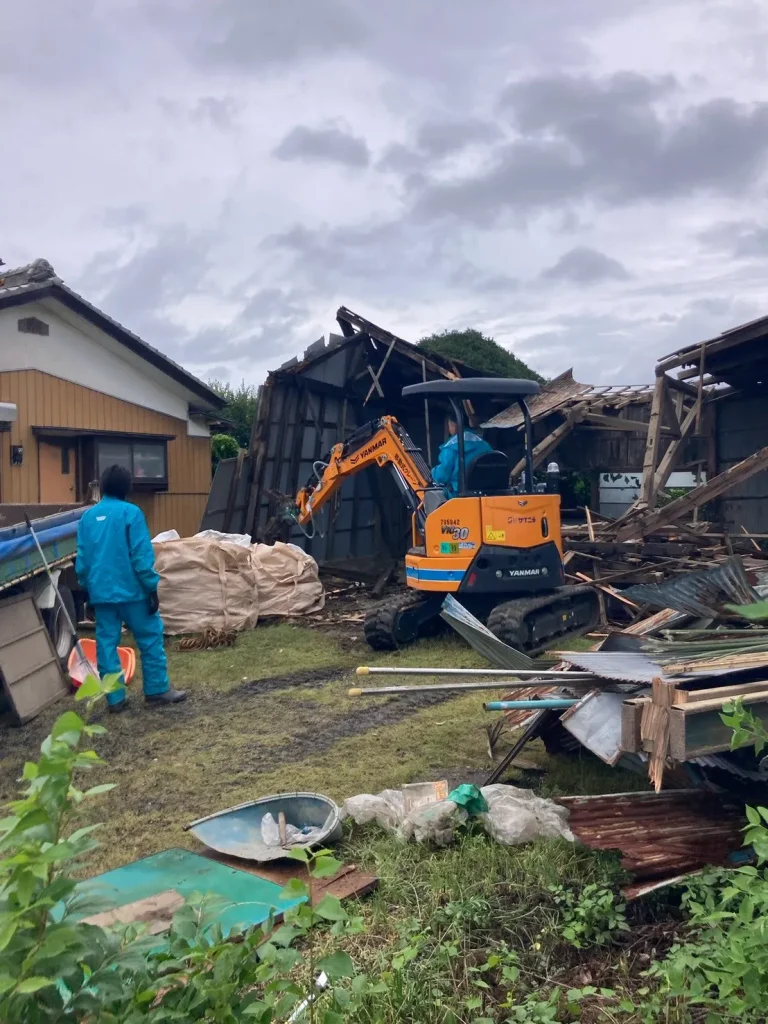 2026年8月|太田市 解体(物置)施工中