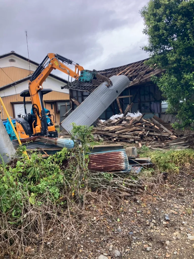 2026年8月|太田市 解体(物置)施工中